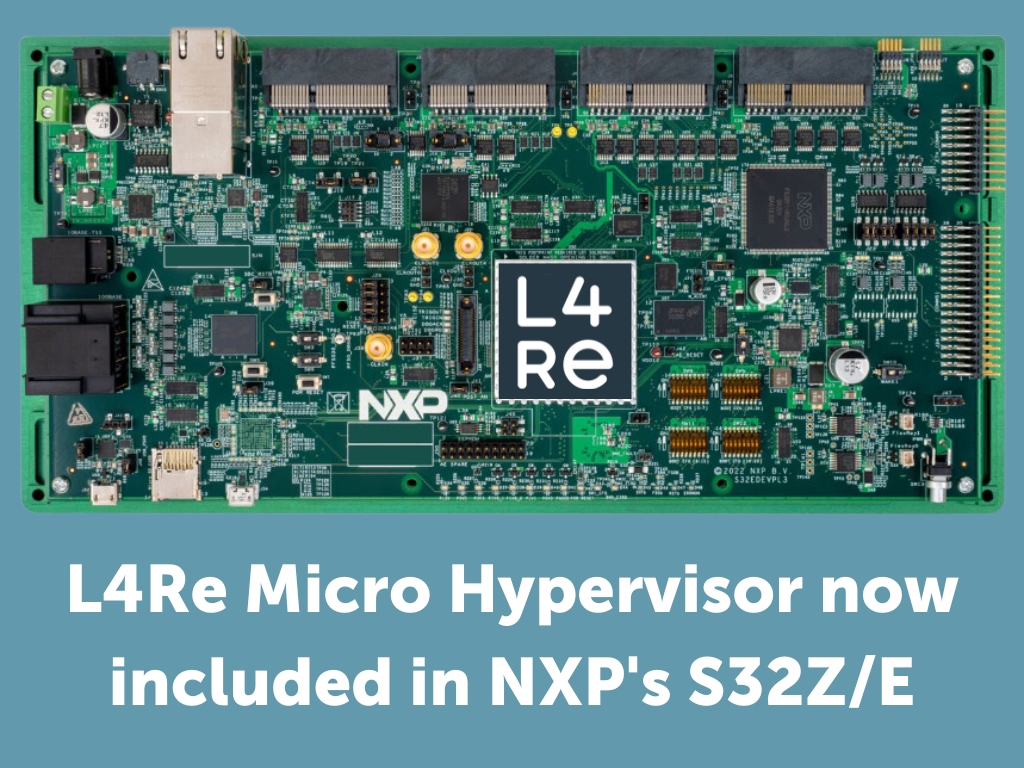 L4Re Micro Hypervisor in NXP S32Z