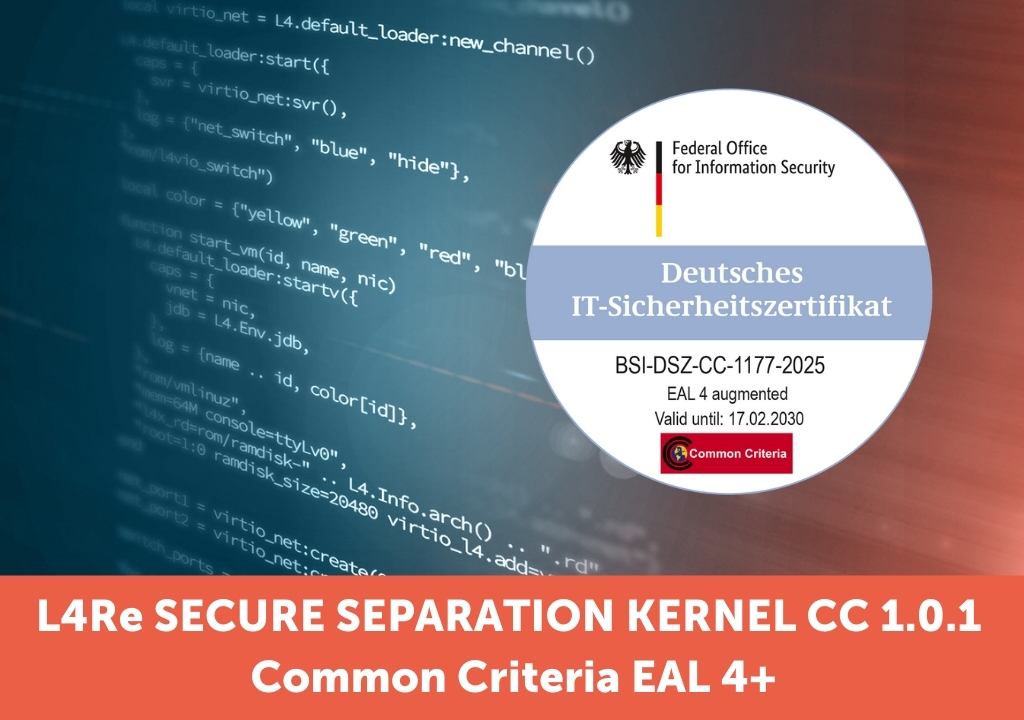 Kernkonzept L4Re Secure Separation Kernel CC 1.0.1 EAL4_V1