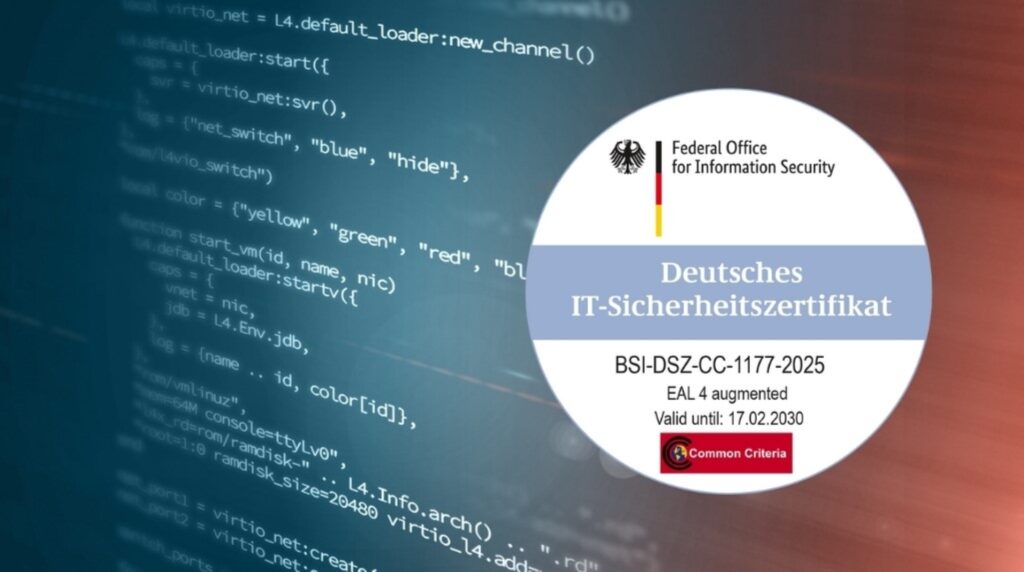 Kernkonzept L4Re Secure Separation Kernel CC 1.0.1 EAL4