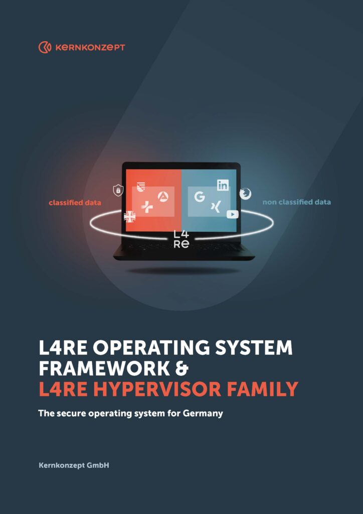 L4Re Operating System Framework Hypervisor Family Info Brochure Cover