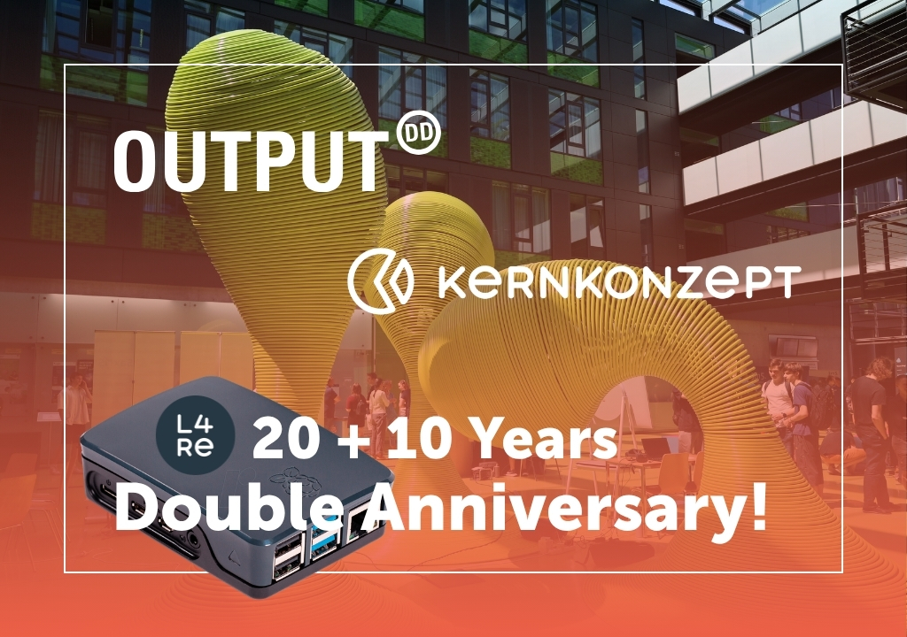 20 Years Output 2026 Raspberry Pi 4B with L4Re
